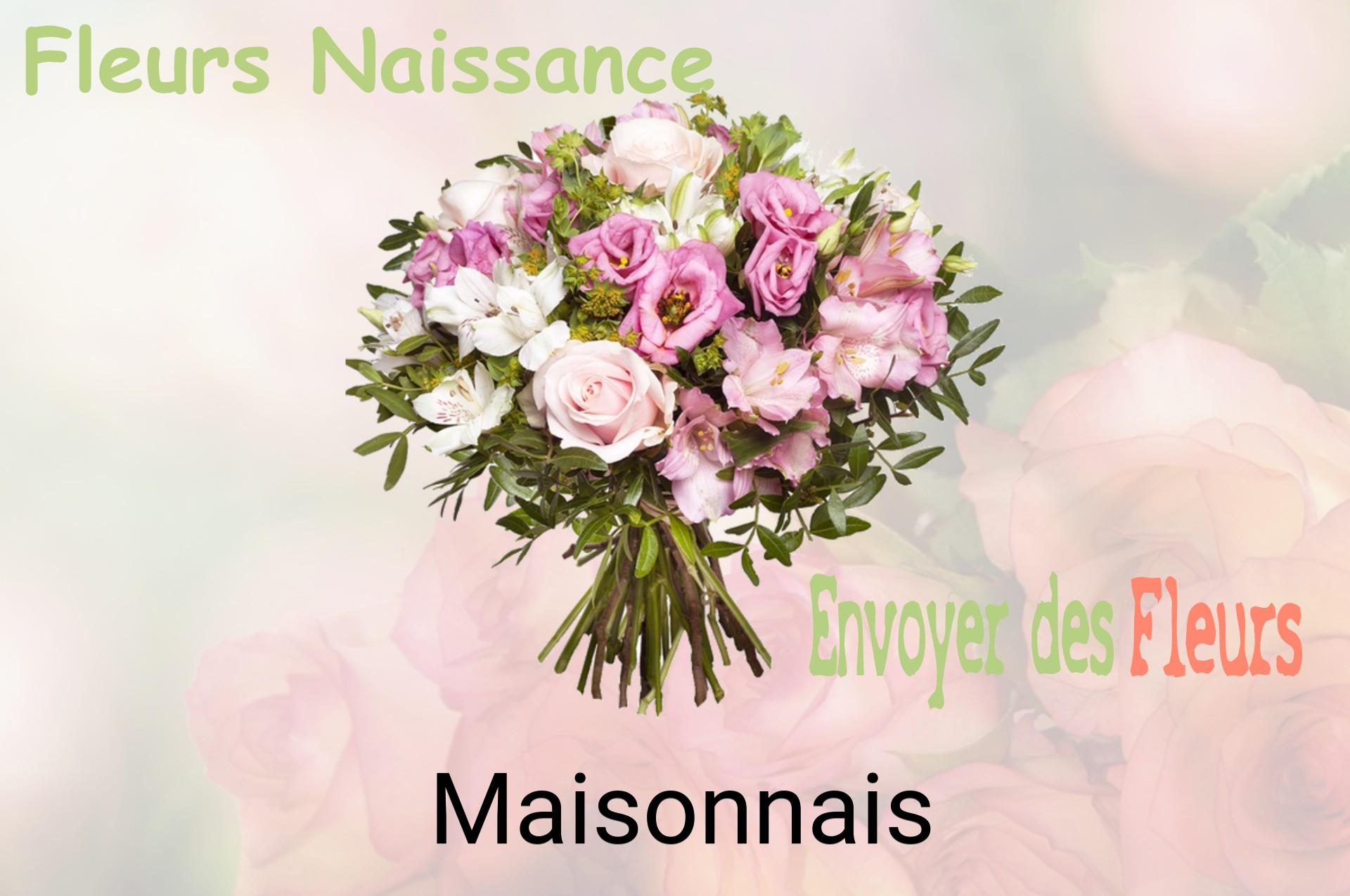 Bouquet de fleurs de naissance livré à Maisonnais